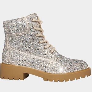Betsy Johnson Rhinestone Boots